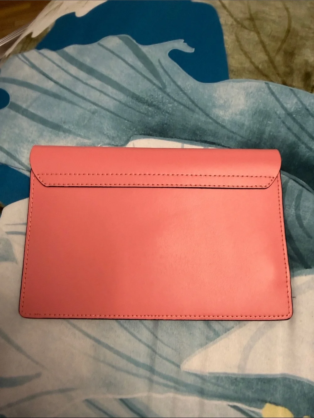 kate spade Pink Scallop-Edge Envelope Clutch
